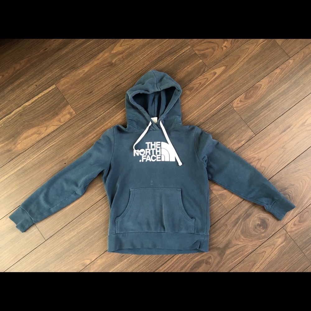 North Face hoodie.